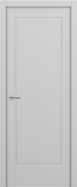 Межкомнатная дверь  ART Lite Неаполь ДГ, массив + МДФ, эмаль, 800*2000, Цвет: Светло-серая эмаль RAL 7047, нет