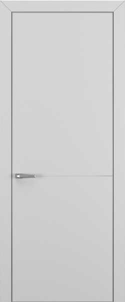 Межкомнатная дверь  Квалитет  К10, массив + МДФ, Полипропилен RENOLIT, 800*2000, Цвет: Матовый Серый, нет