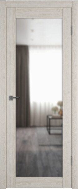 Межкомнатная дверь  Atum Pro  Х32 Reflex | Slate, массив + МДФ, экошпон+защитный лак, 800*2000, Цвет: Scansom Oak, зеркало