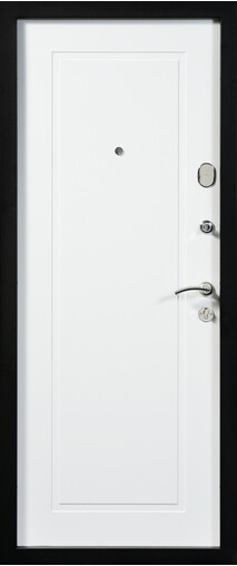 Входная дверь  Сталлер Ален, 860*2050, 75 мм, внутри мдф 8мм, покрытие пвх, цвет ZB Белый