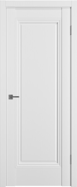 Межкомнатная дверь  Emalex EF1 ДГ, массив + МДФ, экошпон (полипропилен), 800*2000, Цвет: Ice, нет