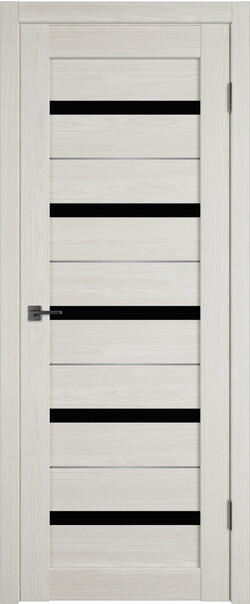 Межкомнатная дверь  Atum Pro  AL7 Black Gloss, массив + МДФ, экошпон+защитный лак, 800*2000, Цвет: Artic Oak, black gloss