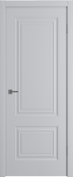 Межкомнатная дверь  Winter Беатрис 2 ДГ, массив + МДФ, эмаль, 800*2000, Цвет: Светло-серая эмаль, нет