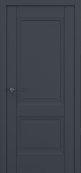 Межкомнатная дверь  Classic Baguette Венеция ДГ Baguette B2, массив + МДФ, Полипропилен RENOLIT, 800*2000, Цвет: Графит Премьер Мат, нет