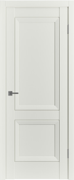 Межкомнатная дверь  Emalex EN2 ДГ, массив + МДФ, экошпон (полипропилен), 800*2000, Цвет: MidWhite, нет