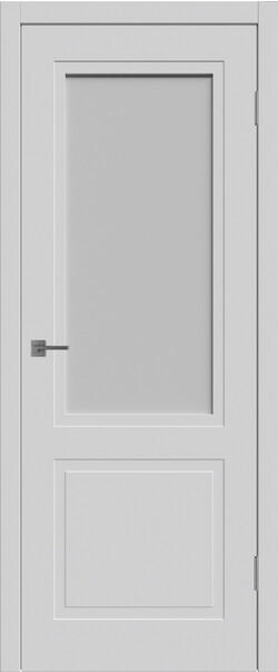 Межкомнатная дверь  Winter Флэт 2 ДО, массив + МДФ, эмаль, 800*2000, Цвет: Светло-серая эмаль, мателюкс
