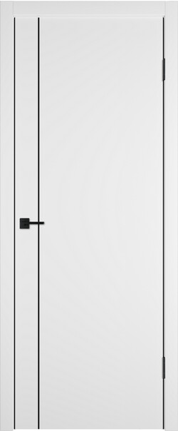 Межкомнатная дверь  Urban  1 V, МДФ + ХДФ, экошпон (полипропилен), 800*2000, Цвет: Ice, нет