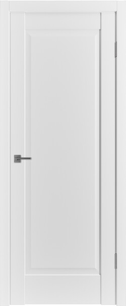 Межкомнатная дверь  Emalex ER1 ДГ, массив + МДФ, экошпон (полипропилен), 800*2000, Цвет: Ice, нет