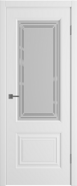 Межкомнатная дверь  Winter Беатрис 2 ДО, массив + МДФ, эмаль, 800*2000, Цвет: Белая эмаль, мателюкс матовое с гравировкой