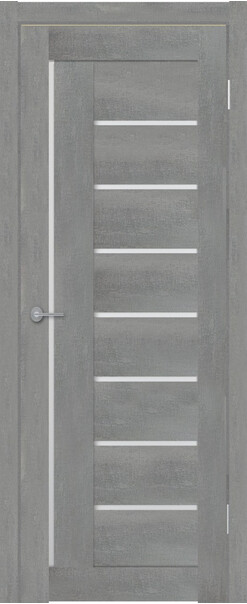 Межкомнатная дверь  TexStyle TS3 ДО, массив + МДФ, экошпон на основе ПВХ, 800*2000, Цвет: Лорэт грей, мателюкс матовое