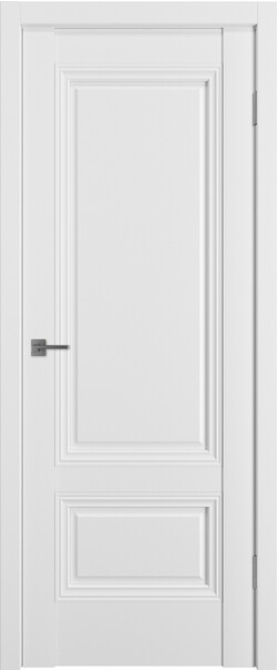 Межкомнатная дверь  Emalex EF2.1 ДГ, массив + МДФ, экошпон (полипропилен), 800*2000, Цвет: Ice, нет