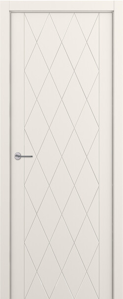 Межкомнатная дверь  ART Lite Rombo ДГ, массив + МДФ, эмаль, 800*2000, Цвет: Жемчужно-перламутровая эмаль, нет