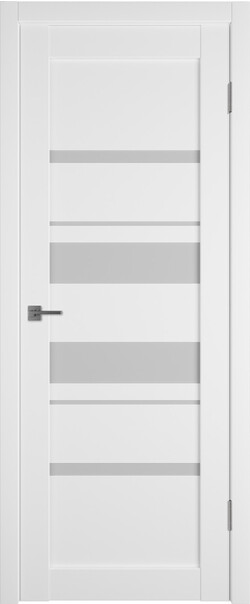 Межкомнатная дверь  Emalex E29 ДО, массив + МДФ, экошпон (полипропилен), 800*2000, Цвет: Ice, white cloud