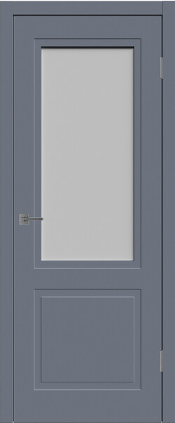Межкомнатная дверь  Winter Флэт 2 ДО, массив + МДФ, эмаль, 800*2000, Цвет: Графит эмаль, мателюкс