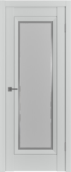 Межкомнатная дверь  Emalex EN1 ДО, массив + МДФ, экошпон (полипропилен), 800*2000, Цвет: Steel, Art Cloud