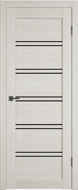Межкомнатная дверь  Atum Pro  Х28 Black Gloss, массив + МДФ, экошпон+защитный лак, 800*2000, Цвет: Artic Oak, black gloss