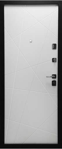 Входная дверь  Сталлер TR 4, 860*2050, 90 мм, внутри мдф 8мм, покрытие пвх, цвет ZB Белый