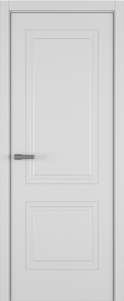 Межкомнатная дверь  ART Lite Венеция-2 ДГ, массив + МДФ, эмаль, 800*2000, Цвет: Светло-серая эмаль RAL 7047, нет