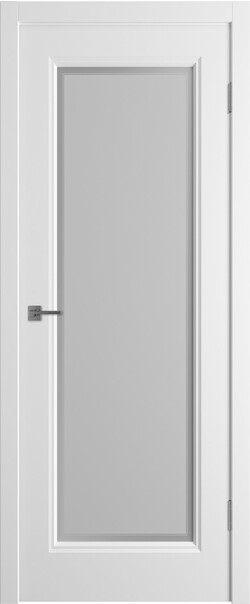 Межкомнатная дверь  Winter Норра 1 ДО, массив + МДФ, эмаль, 800*2000, Цвет: Белая эмаль, мателюкс матовое с рисунком
