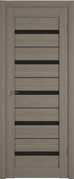 Межкомнатная дверь  Atum Pro  AL7 Black Gloss, массив + МДФ, экошпон+защитный лак, 800*2000, Цвет: Brun oak, black gloss