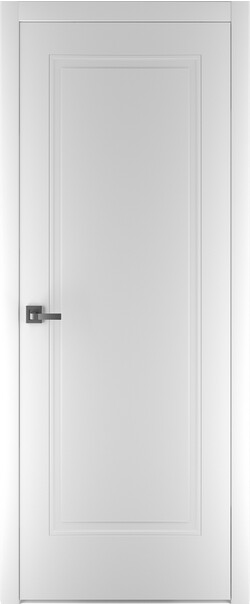 Межкомнатная дверь  ART Lite Соло-1 ДГ, массив + МДФ, эмаль, 800*2000, Цвет: Белая эмаль, нет