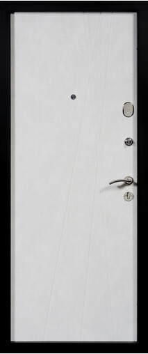Входная дверь  Сталлер Нойс, 860*2050, 75 мм, внутри мдф 8мм, покрытие пвх, цвет бетон снежный