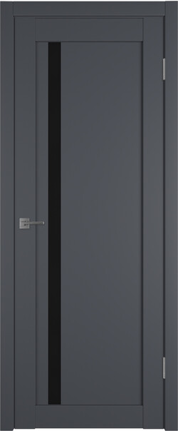 Межкомнатная дверь  Emalex E34 ДО, массив + МДФ, экошпон (полипропилен), 800*2000, Цвет: Onyx, black gloss