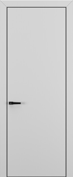 Межкомнатная дверь  Квалитет  К7, массив + МДФ, Полипропилен RENOLIT, 800*2000, Цвет: Матовый Серый, нет