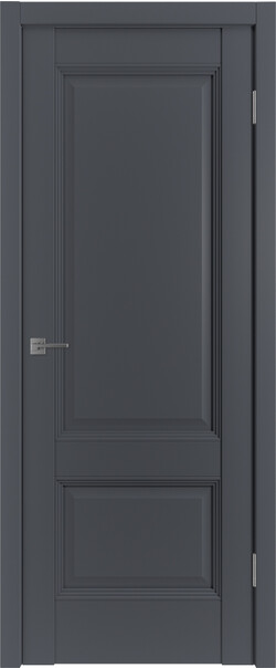 Межкомнатная дверь  Emalex EST2 ДГ, массив + МДФ, экошпон (полипропилен), 800*2000, Цвет: Onyx, нет
