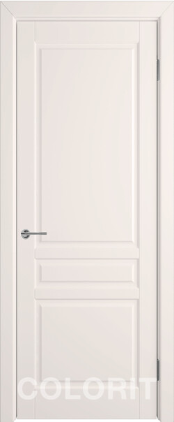 Межкомнатная дверь  COLORIT К2  ДГ, массив + МДФ, эмаль, 800*2000, Цвет: Слоновая кость эмаль, нет