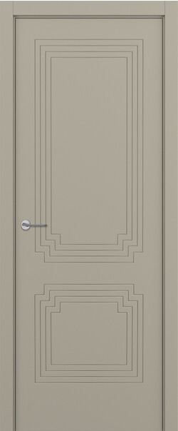 Межкомнатная дверь  ART Lite Венеция-3 ДГ, массив + МДФ, эмаль, 800*2000, Цвет: Серый шелк эмаль RAL 7044, нет