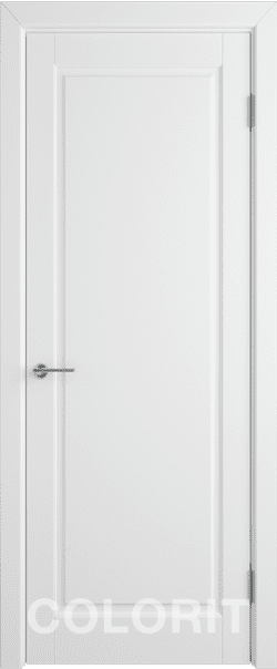 Межкомнатная дверь  COLORIT К3  ДГ, массив + МДФ, эмаль, 800*2000, Цвет: Белая эмаль, нет