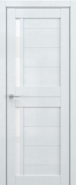 Межкомнатная дверь  DEFORM V V17, массив + МДФ, экошпон на основе ПВХ, 800*2000, Цвет: Скай вуд, Lacobel белый лак