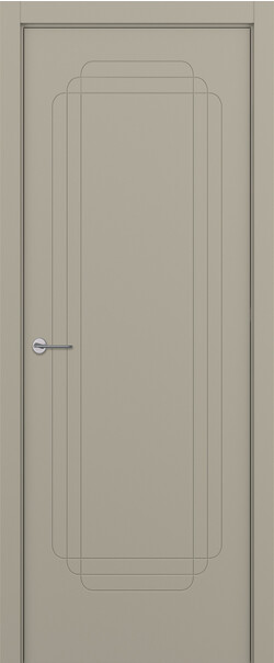 Межкомнатная дверь  ART Lite Realta ДГ, массив + МДФ, эмаль, 800*2000, Цвет: Серый шелк эмаль RAL 7044, нет